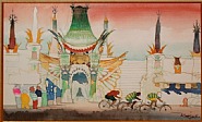 Dong Kingman - Grauman's Chinese Theater (Works on Paper (Drawings, Watercolors etc.)) h: 15 x w: 22 in / h: 38.1 x w: 55.9 cm