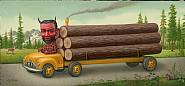 Untitled (Logging truck)