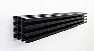 Donald Judd - Untitled (Black) (Sculptures) h: 5.9 x w: 41.4 x d: 5.9 in / h: 15 x w: 105.2 x d: 15 cm