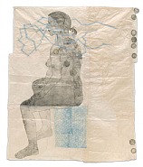 Kiki Smith - Here (Works on Paper (Drawings, Watercolors etc.)) h: 56.5 in / h: 143.5 cm