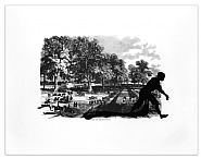 Kara Walker - Banks's Army Leaving Simmsport from Harper's Pictorial History of the Civil War (Annotated) (Prints and Multiples)