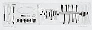 Dorothy Dehner - River Landscape (Prints and Multiples) h: 4.5 x w: 17.8 in / h: 11.4 x w: 45.2 cm
