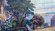 Gifford Beal - From Pigeon Hill (Paintings) h: 12 x w: 20 in / h: 30.5 x w: 50.8 cm