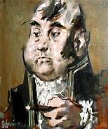 Jack Levine - Modern Napoleon (Paintings) h: 24 x w: 21 in / h: 61 x w: 53.3 cm