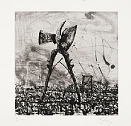 William Kentridge - (Seceteurs) from the West Coast Series (Prints and Multiples) h: 46 x w: 46 cm / h: 18.1 x w: 18.1 in
