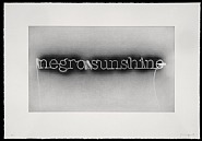 Glenn Ligon - Warm Broad Glow (Reversed) (Prints and Multiples) h: 26 x w: 36 in / h: 66 x w: 91.4 cm