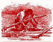 Adventures of Huckleberry Finn-Asleep on the Raft (after Mark Twain)