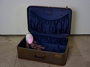 Tony Oursler - Double (Installations) h: 26.8 x w: 17.3 x d: 9.4 in / h: 68.1 x w: 43.9 x d: 23.9 cm