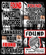 Gilbert and George - Found (Paintings) h: 59.4 x w: 50 in / h: 150.9 x w: 127 cm