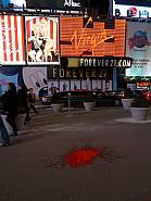 Andy Goldsworthy - Gutter Water - Night, Times Square, New York, March 6, 2010, (detail) (Photographs) h: 14 x w: 10.5 in / h: 35.6 x w: 26.7 cm
