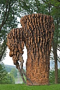 Ursula von Rydingsvard - Luba (Installations) h: 212 x w: 139 x d: 88 in / h: 538.5 x w: 353.1 x d: 223.5 cm
