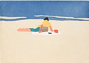Figures on Beach