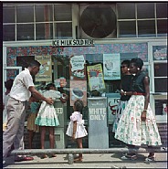 At Segregated Drinking Fountain, Mobile, Alabama