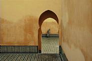Bruno Barbey - MOROCCO. Meknes. Moulay Ismael Mausoleum (Muslim shrine), Meknes, Morocco, 1985