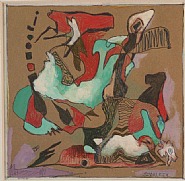Rolph Scarlett - Untitled (Works on Paper (Drawings, Watercolors etc.)) h: 9.2 x w: 9.5 in / h: 23.4 x w: 24.1 cm