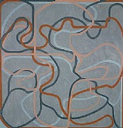 Brice Marden - Epitaph Painting 5 (Paintings) h: 108 x w: 104 in / h: 274.3 x w: 264.2 cm