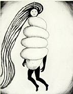 Louise Bourgeois - Spiral Woman (Prints and Multiples) h: 43.2 x w: 38 cm / h: 17 x w: 15 in