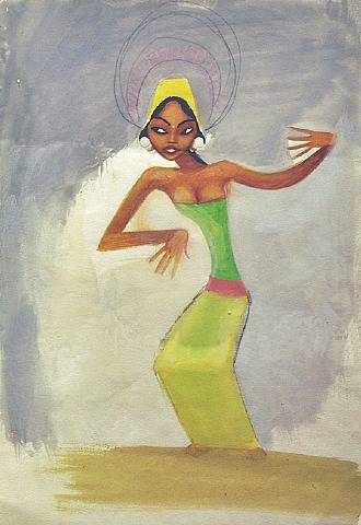  Miguel Covarrubias, Untitled (Balinese Dancer)