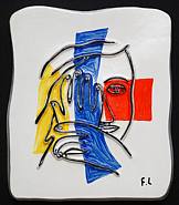 Fernand Léger - Visage aux deux mains (Face with Two Hands) (Paintings)
