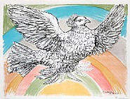 Pablo Picasso - Colombe Volant (Flying Dove) (Prints and Multiples)