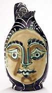 Pablo Picasso - Bearded Man's Wife (Ceramics) h: 37.5 x w: 20.5 cm / h: 14.8 x w: 8.1 in