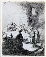 Rembrandt van Rijn - Christ Disputing with the Doctors: Small Plate (Prints and Multiples)