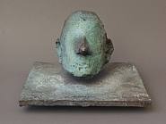 Estate of Nathan Oliveira - <!--07-->Mask II (frontal) (Sculptures) h: 8 x w: 12 x d: 12 in / h: 20.3 x w: 30.5 x d: 30.5 cm
