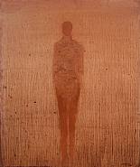 Estate of Nathan Oliveira - Standing Figure, Looking Forward (Paintings) h: 60 x w: 50 in / h: 152.4 x w: 127 cm