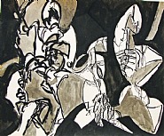 Gene Davis - Untitled ( GD170 ) (Paintings) h: 14 x w: 16.5 in / h: 35.6 x w: 41.9 cm