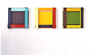 Imi Knoebel - Alte Liebe I (Sculptures) h: 90 x w: 90 x d: 11.8 cm / h: 35.4 x w: 35.4 x d: 4.6 in