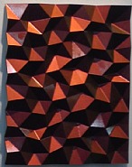 Christian Eckart - Hexagonal Perturbation (Paintings) h: 31 x w: 22 x d: 3.5 in / h: 78.7 x w: 55.9 x d: 8.9 cm