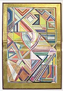 Sarah Cain - Illuminated Manuscript (Paintings) h: 12.2 x w: 8.2 in / h: 31 x w: 20.8 cm