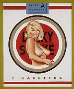 Mel Ramos - Lucky Lulu Blonde (Paintings) h: 48 x w: 40 in / h: 121.9 x w: 101.6 cm