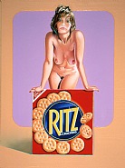Mel Ramos - Rita Ritz (Paintings) h: 39.2 x w: 28.8 in / h: 99.6 x w: 73.2 cm