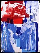 Robert Rauschenberg - Blues (Prints and Multiples) h: 41 x w: 31 in / h: 104.1 x w: 78.7 cm