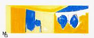 Robert Motherwell - Mediterranean Light (Prints and Multiples) h: 32.8 x w: 76.2 in / h: 83.3 x w: 193.5 cm