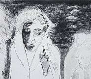 Mimmo Paladino - Necropolis A (Prints and Multiples) h: 14.6 x w: 11 in / h: 37.1 x w: 27.9 cm