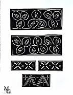 Henri Matisse - Black Ornament from the Pasiphaé Suite (Prints and Multiples) h: 12.8 x w: 9.9 in / h: 32.5 x w: 25.1 cm