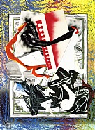 Frank Stella - Going Aboard (Prints and Multiples) h: 73.5 x w: 54.5 in / h: 186.7 x w: 138.4 cm