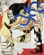 Frank Stella - The Hyena (Prints and Multiples) h: 67.8 x w: 54.5 in / h: 172.2 x w: 138.4 cm