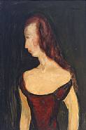 Girl in Red Dress II