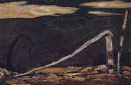 Marsden Hartley - Desertion (Paintings) h: 14 x w: 22 in / h: 35.6 x w: 55.9 cm