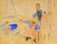 Charles Demuth - Untitled (Works on Paper (Drawings, Watercolors etc.)) h: 7.8 x w: 9.5 in / h: 19.8 x w: 24.1 cm