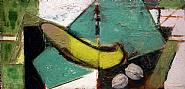 Alfred Henry Maurer - Banana Still LIfe (Paintings) h: 7 x w: 14 in / h: 17.8 x w: 35.6 cm