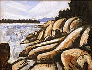 Marsden Hartley - City Point, Vinalhaven (Paintings) h: 18 x w: 24 in / h: 45.7 x w: 61 cm
