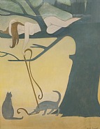 Will Barnet - Play (Paintings) h: 33 x w: 39 in / h: 83.8 x w: 99.1 cm