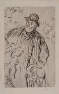 Jean François Raffaëlli - Le marchand d’habits (Prints and Multiples) h: 5.2 x w: 3.5 in / h: 13.2 x w: 8.9 cm