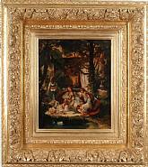 Narcisse Virgile Diaz de la Peña - Orientalisme (Paintings) h: 18 x w: 15 in / h: 45.7 x w: 38.1 cm
