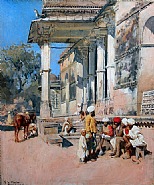 Edwin Lord Weeks - A Portico in Ahmedabad, India (Paintings)