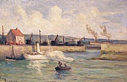 Maximilien Luce - Honfleur, l'entrée du Port (Paintings)